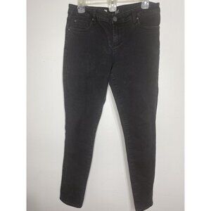 Kut from the Kloth Women's Jeans Diana Skinny Mid Rise Stretch Black Denim Sz 8